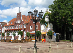 Marktplatz der Stadt Esens