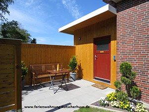 Gartenterrasse der Fewo
