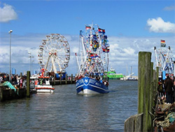 Im Hafen der Krabbenkutter