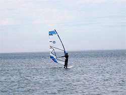 Surfen in Ostfriesland auf der Nordsee